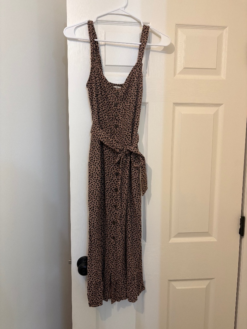 Abercrombie Animal Print Button Up Dress